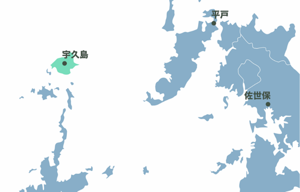 宇久島周辺地図